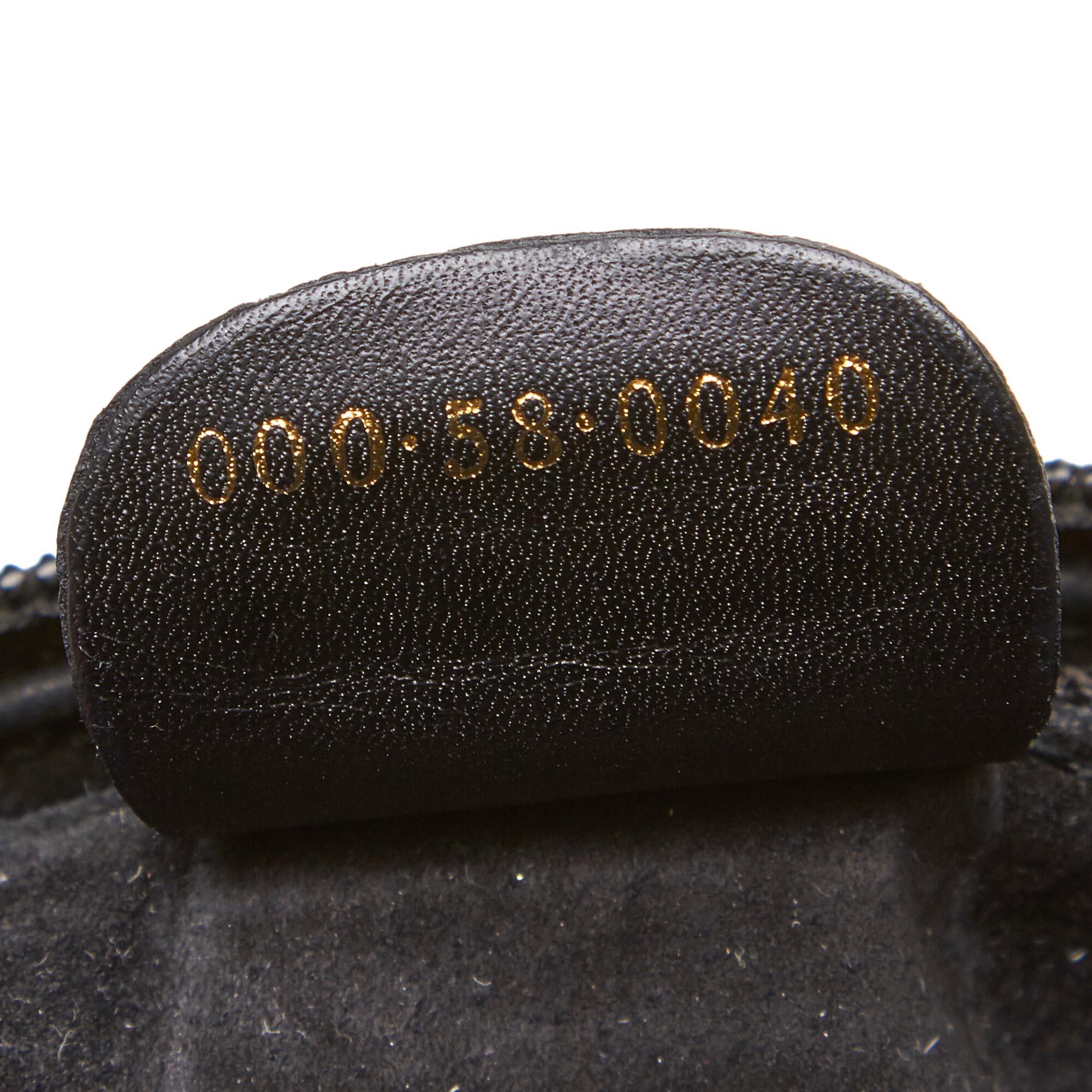 Gucci Black Leather Handbag For Sale 3