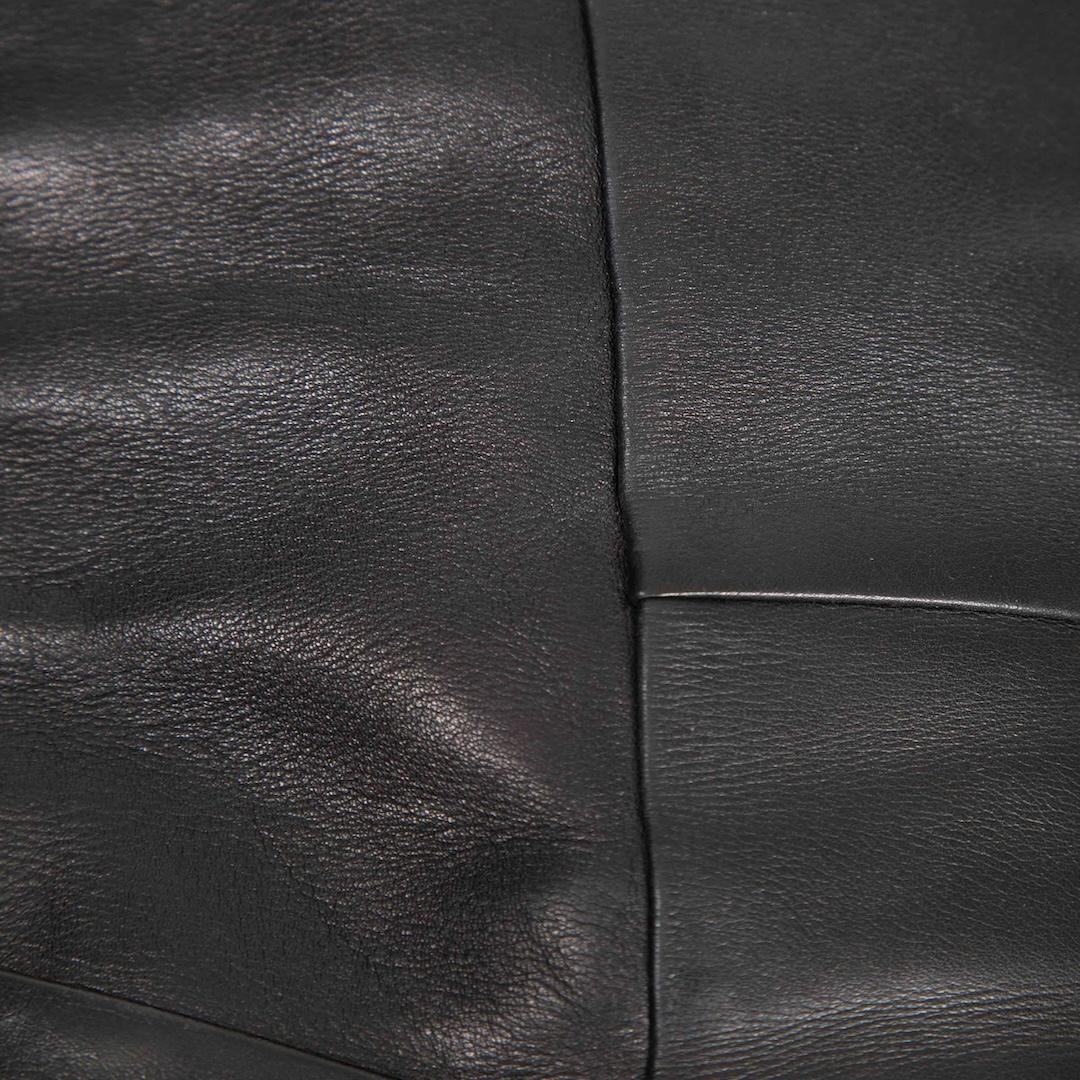 Gucci Schwarz Leder Hochhackige Kniehohe Stiefel Größe IT 38.5 im Angebot 1