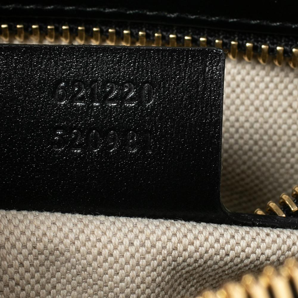 Gucci Black Leather Horsebit 1955 Satchel 5