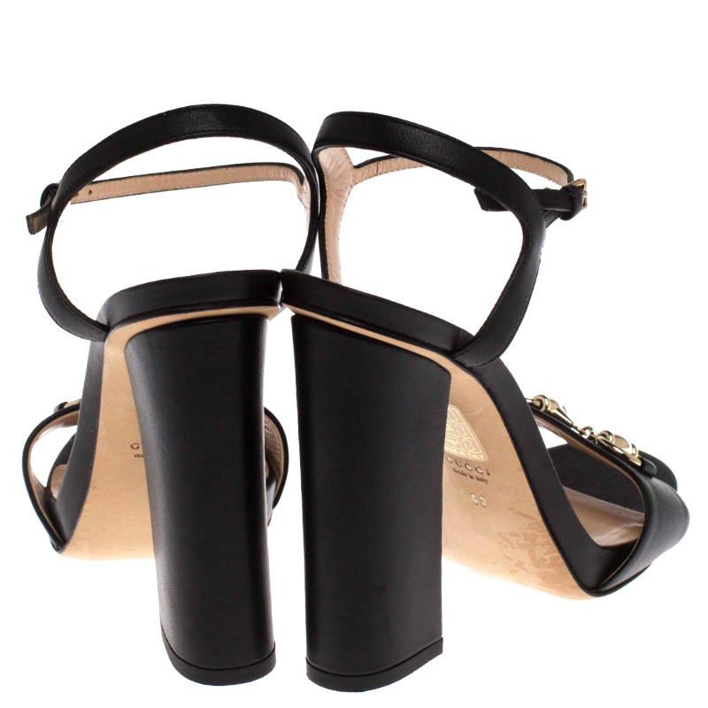gucci horsebit sandals heels