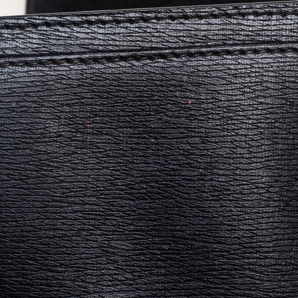 Women's Gucci Black Leather Horsebit Continental Wallet