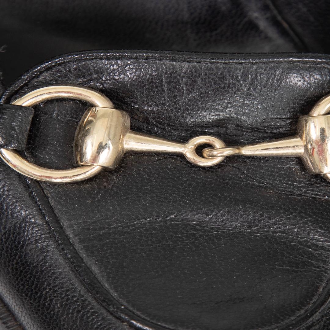 Gucci talons en cuir noir Taille IT 37 en vente 1