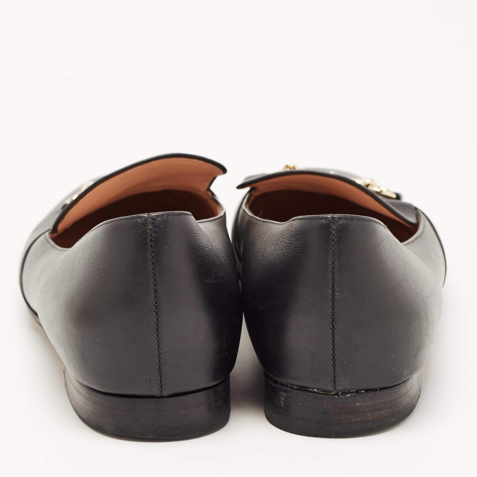 Gucci Black Leather Horsebit Loafers Size 41 In Good Condition In Dubai, Al Qouz 2