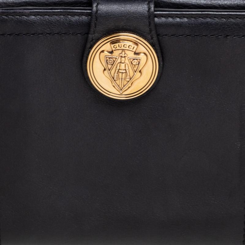 Gucci Black Leather Hysteria Compact Wallet 3