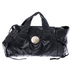 Gucci Black Leather Hysteria Satchel