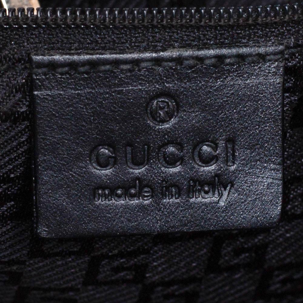 Gucci Black Leather Jackie Hobo 5