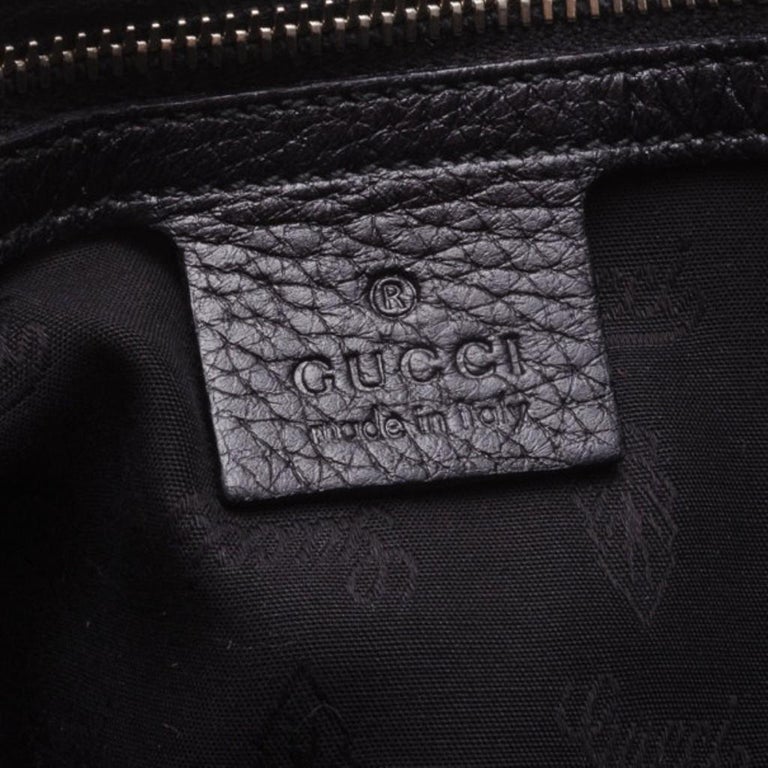 Gucci Black Leather Jungle Messenger For Sale at 1stDibs