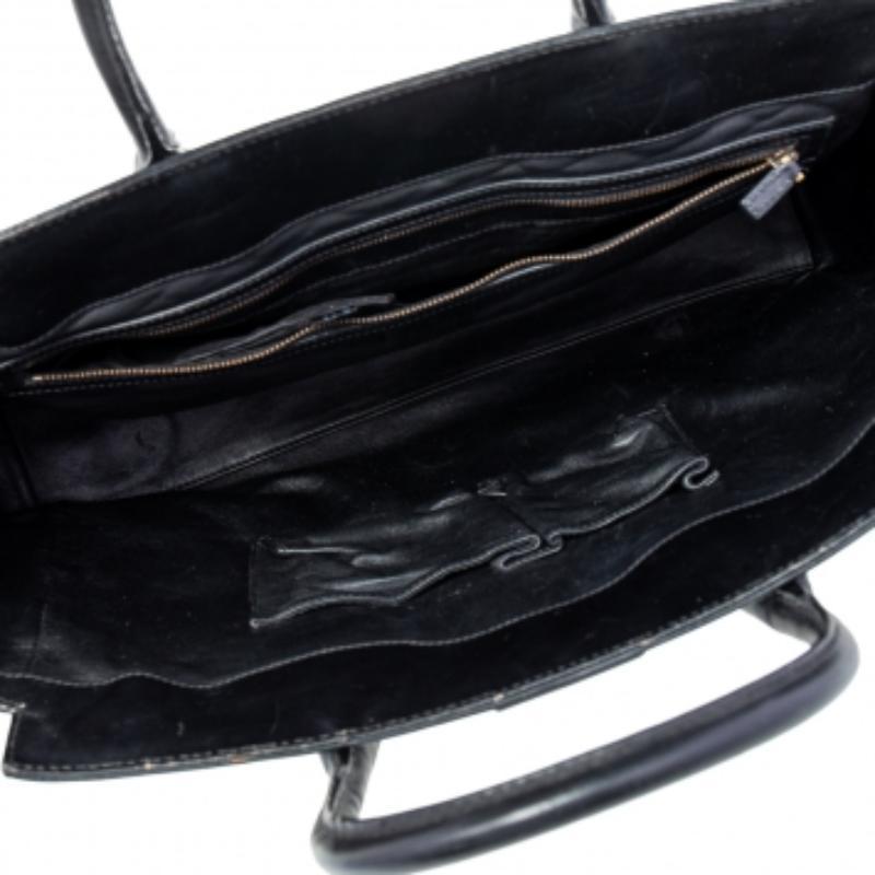 Gucci - Fourre-tout en cuir noir avec boucle Lady 3