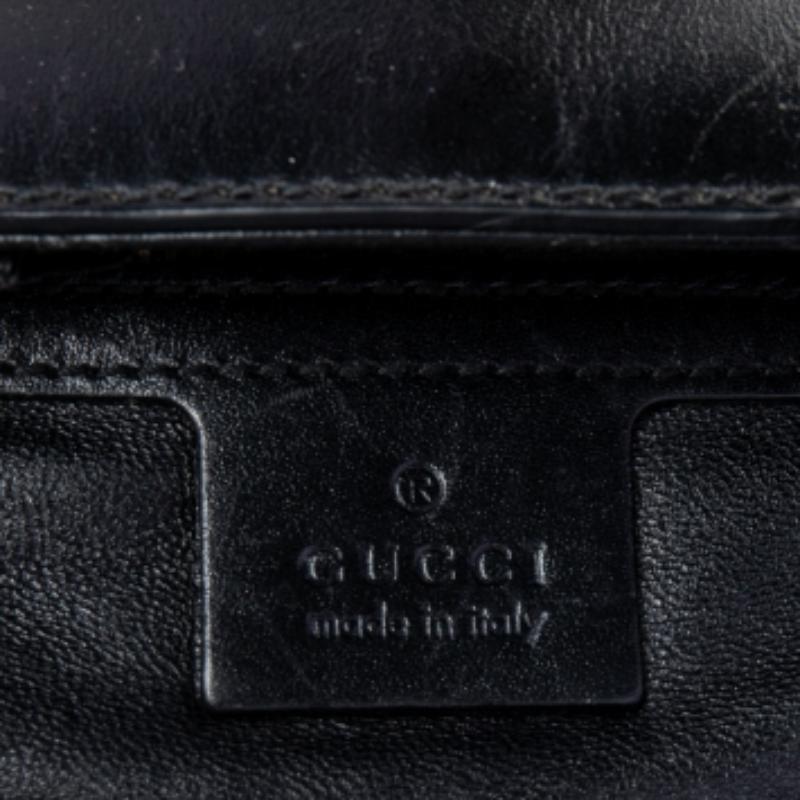 Gucci - Fourre-tout en cuir noir avec boucle Lady 4