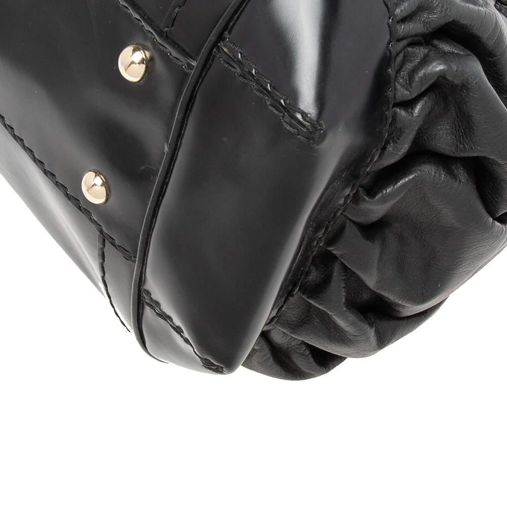Gucci Black Leather Large Dialux Queen Tote 8