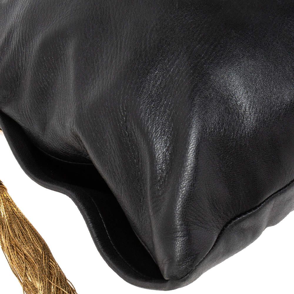 Gucci Black Leather Large Gucci 1970 Shoulder Bag 2