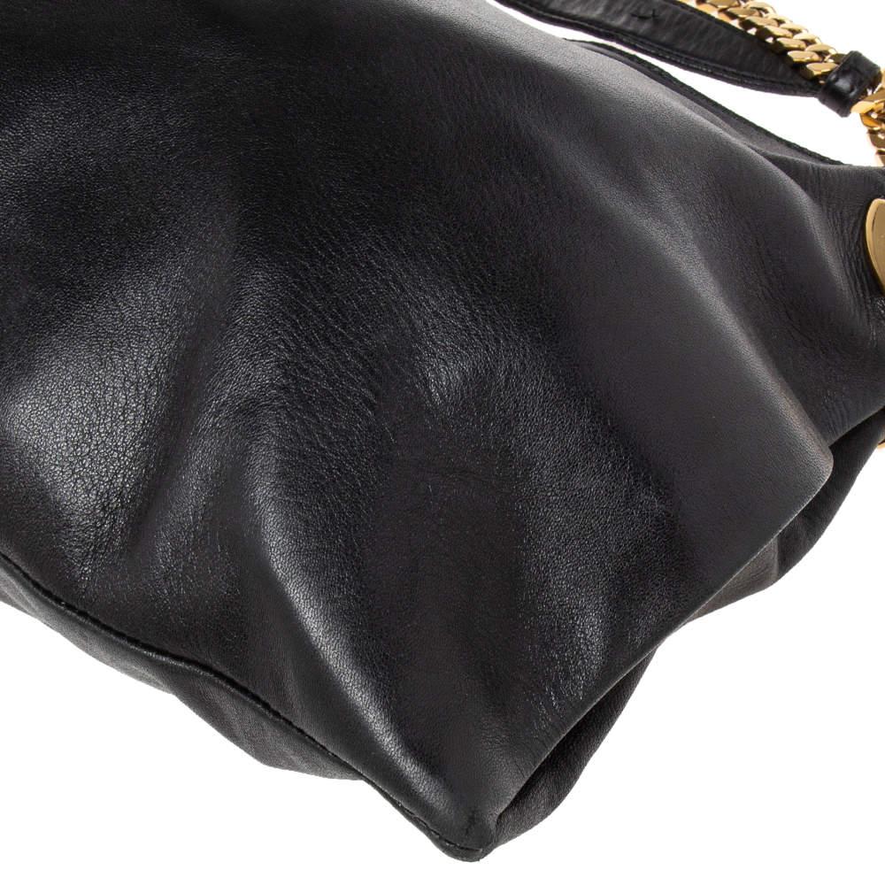 Gucci Black Leather Large Gucci 1970 Shoulder Bag 5