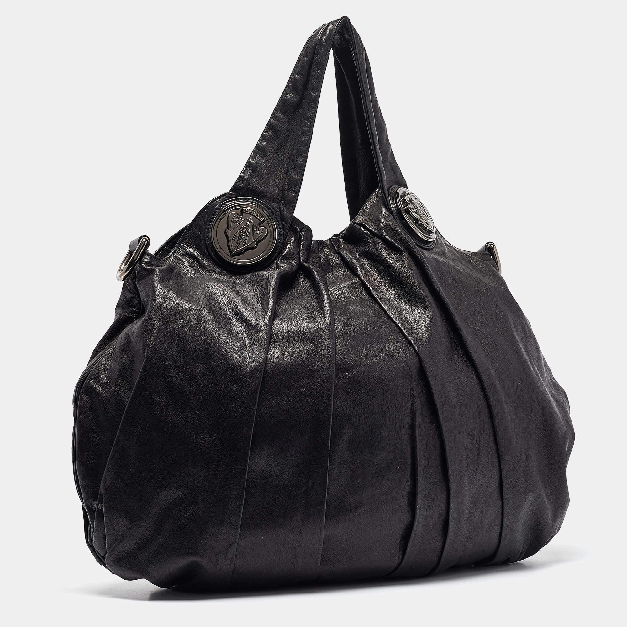 Gucci Black Leather Large Hysteria Hobo In Good Condition In Dubai, Al Qouz 2