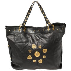 Gucci Black Leather Large Irina Tote