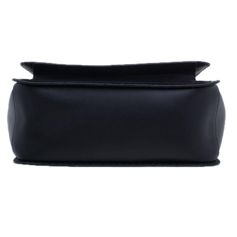 Gucci Black Leather Large Limited Edition Lady Stirrup Top Handle Tote Bag 1