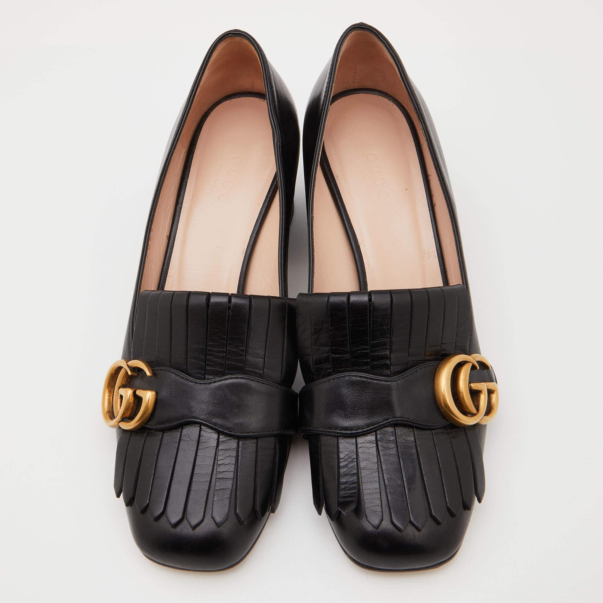 Complement your well-put-together outfit with these authentic Gucci shoes. Timeless and classy, they have an amazing construction for enduring quality and comfortable fit.

Includes: Branded Dustbag

