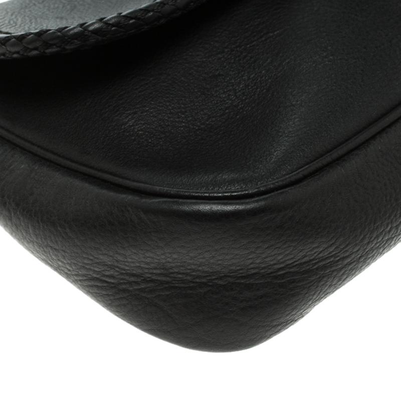 Gucci Black Leather Marrakech Baguette Shoulder Bag 5