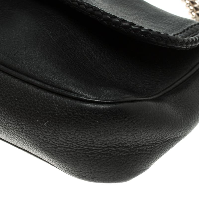 Gucci Black Leather Marrakech Baguette Shoulder Bag 6