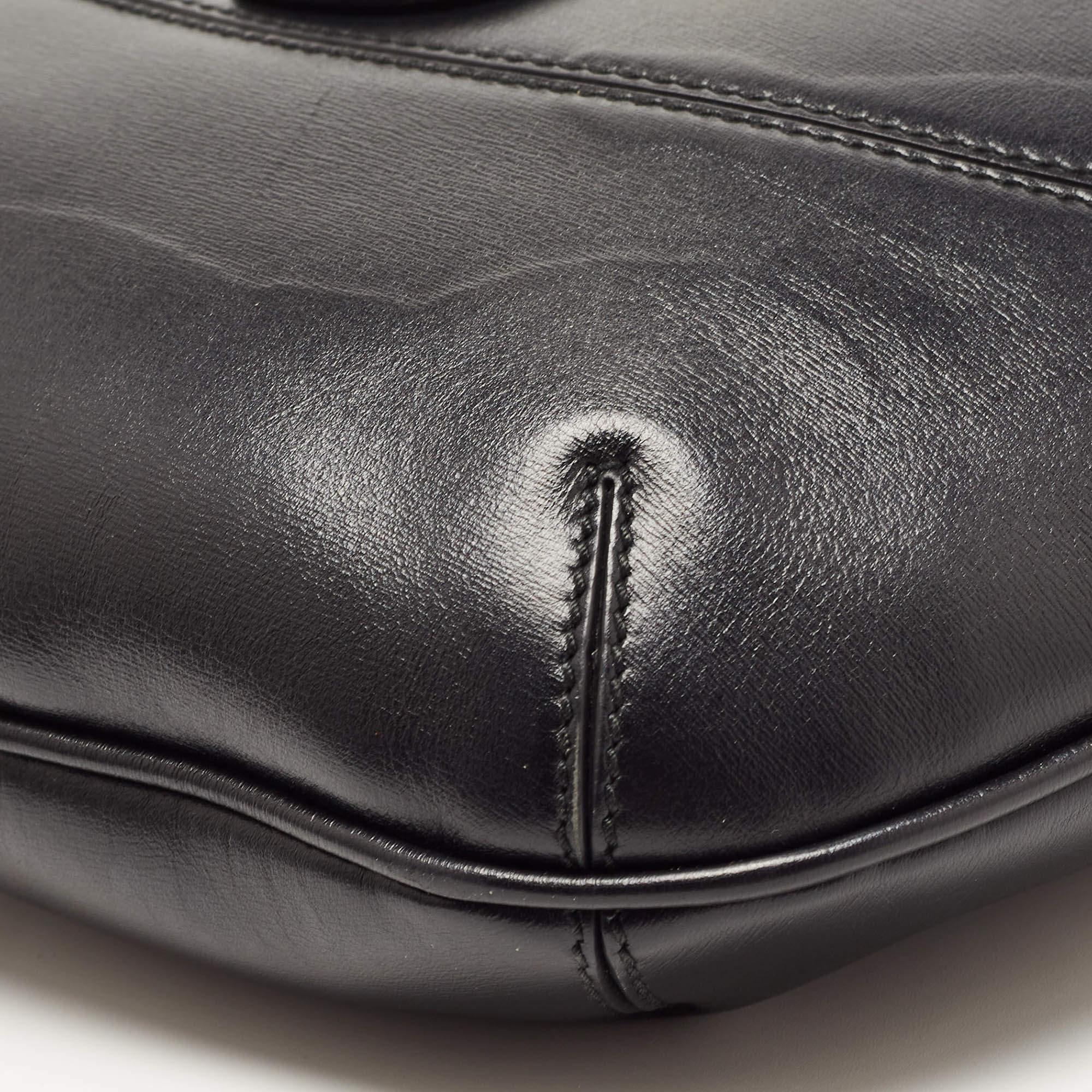 Gucci Black Leather Medium Arli Shoulder Bag 13