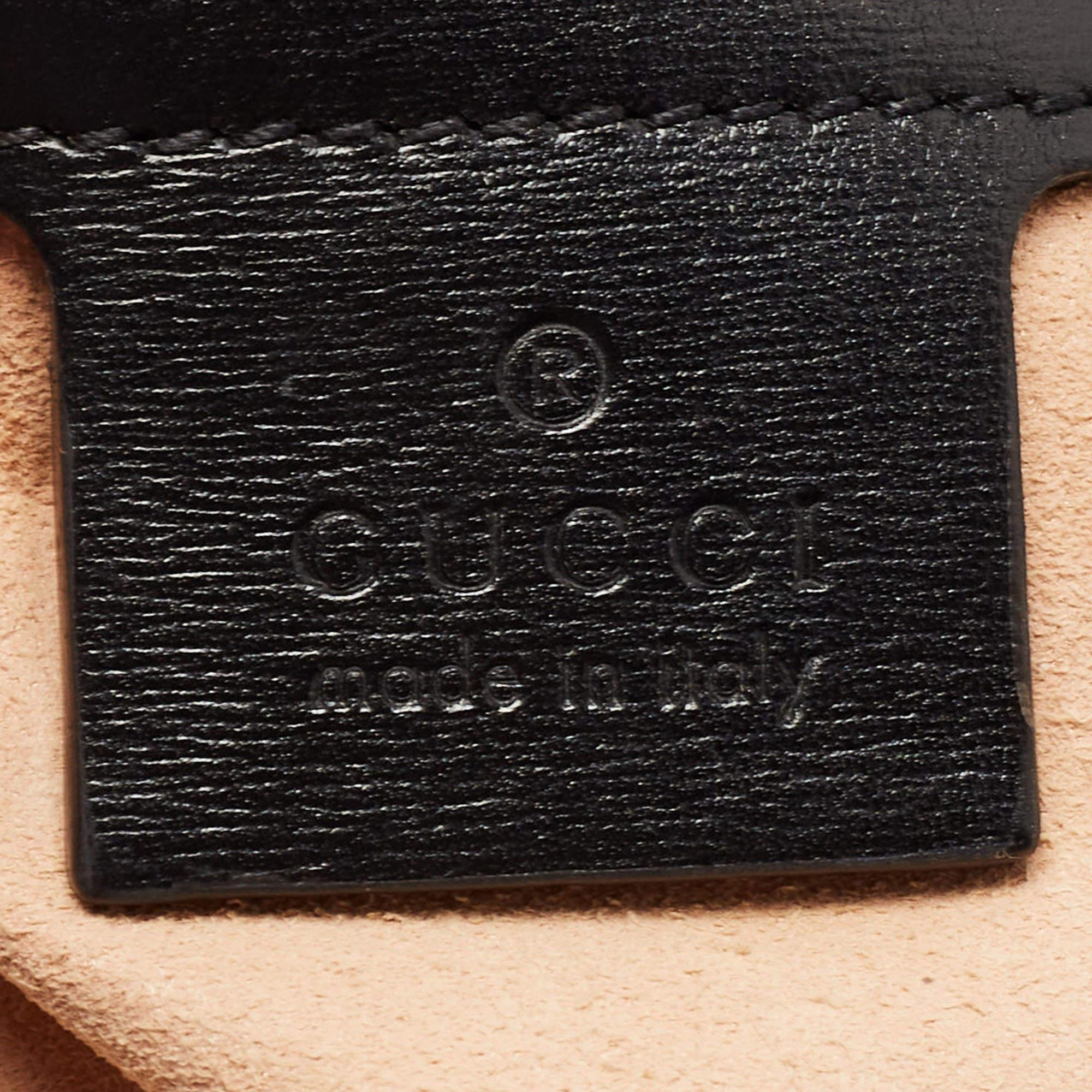 Gucci Black Leather Medium Arli Shoulder Bag 2