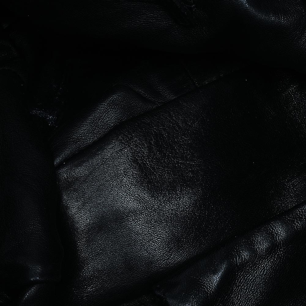 Gucci Black Leather Medium Icon Bit Convertible Hobo 4
