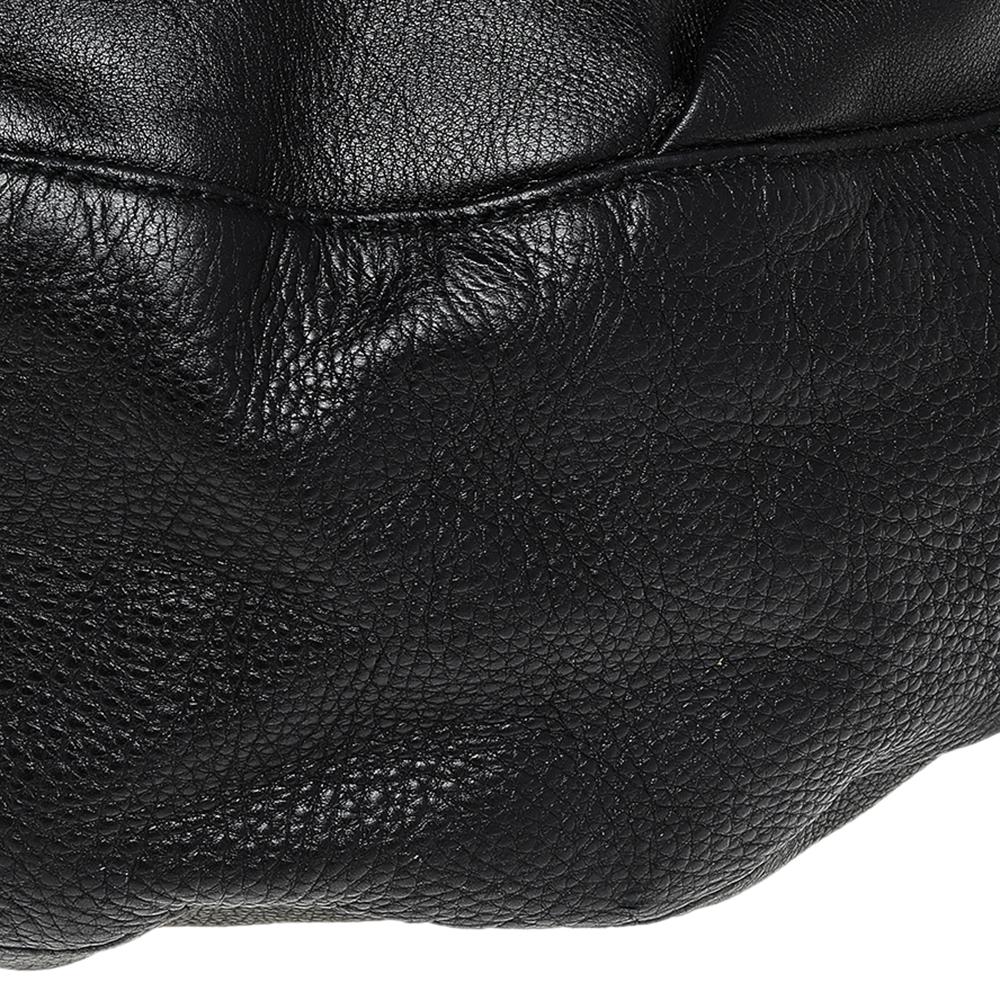 Gucci Black Leather Medium Icon Bit Convertible Hobo 5
