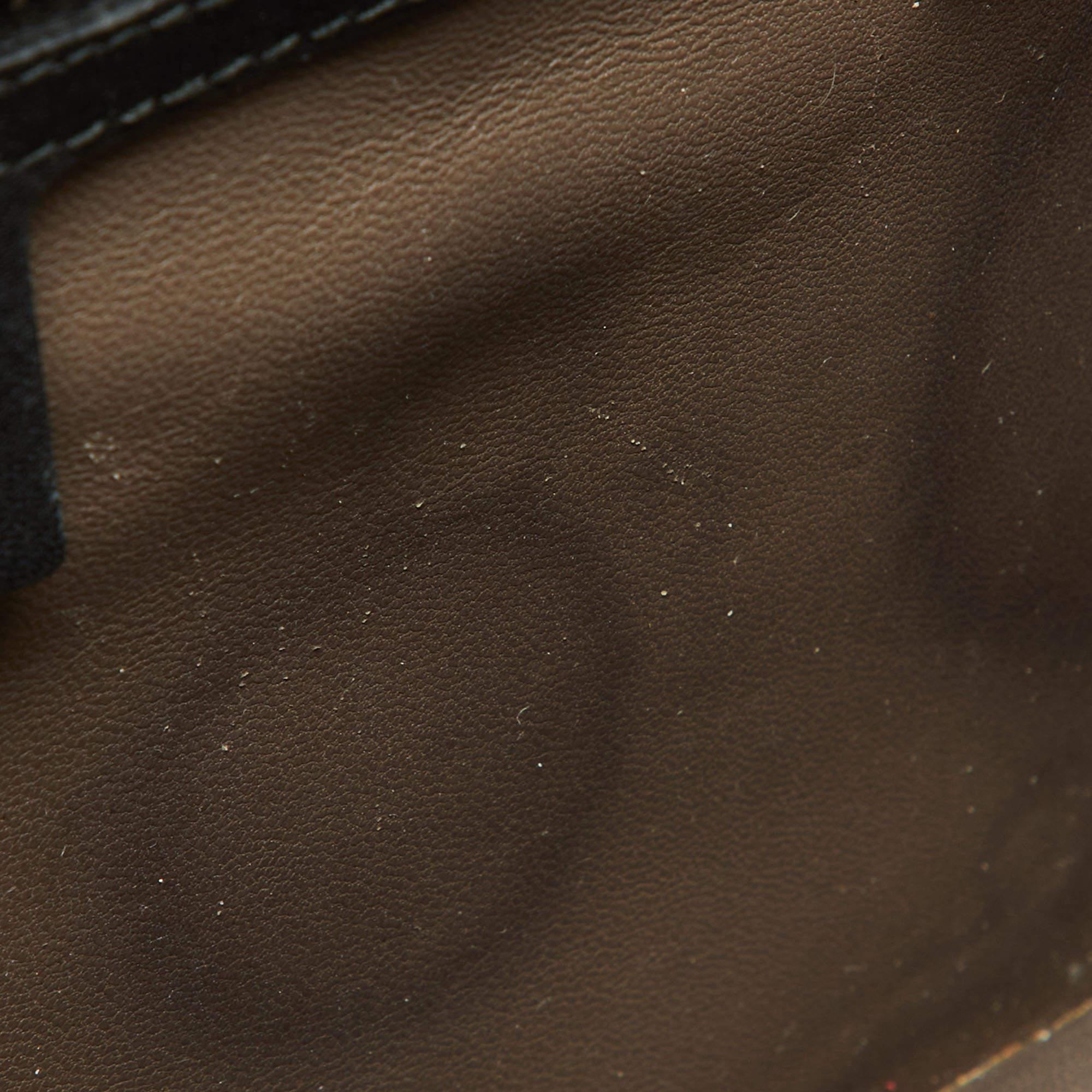 Gucci Black Leather Medium Interlocking G Shoulder Bag 10
