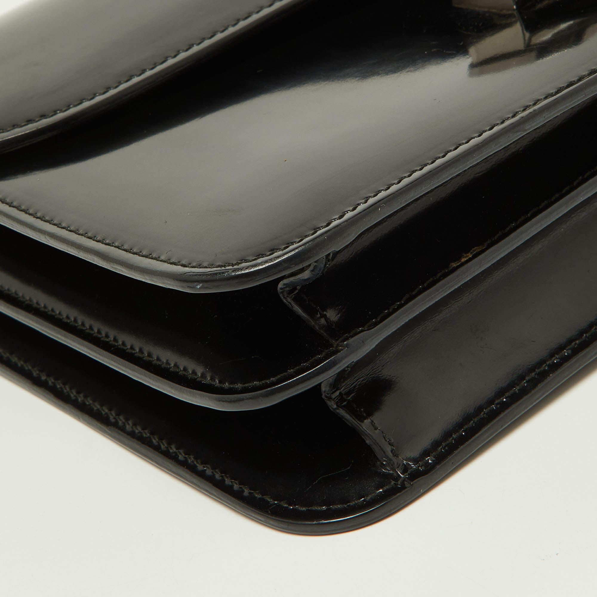 Gucci Black Leather Medium Interlocking G Shoulder Bag 5
