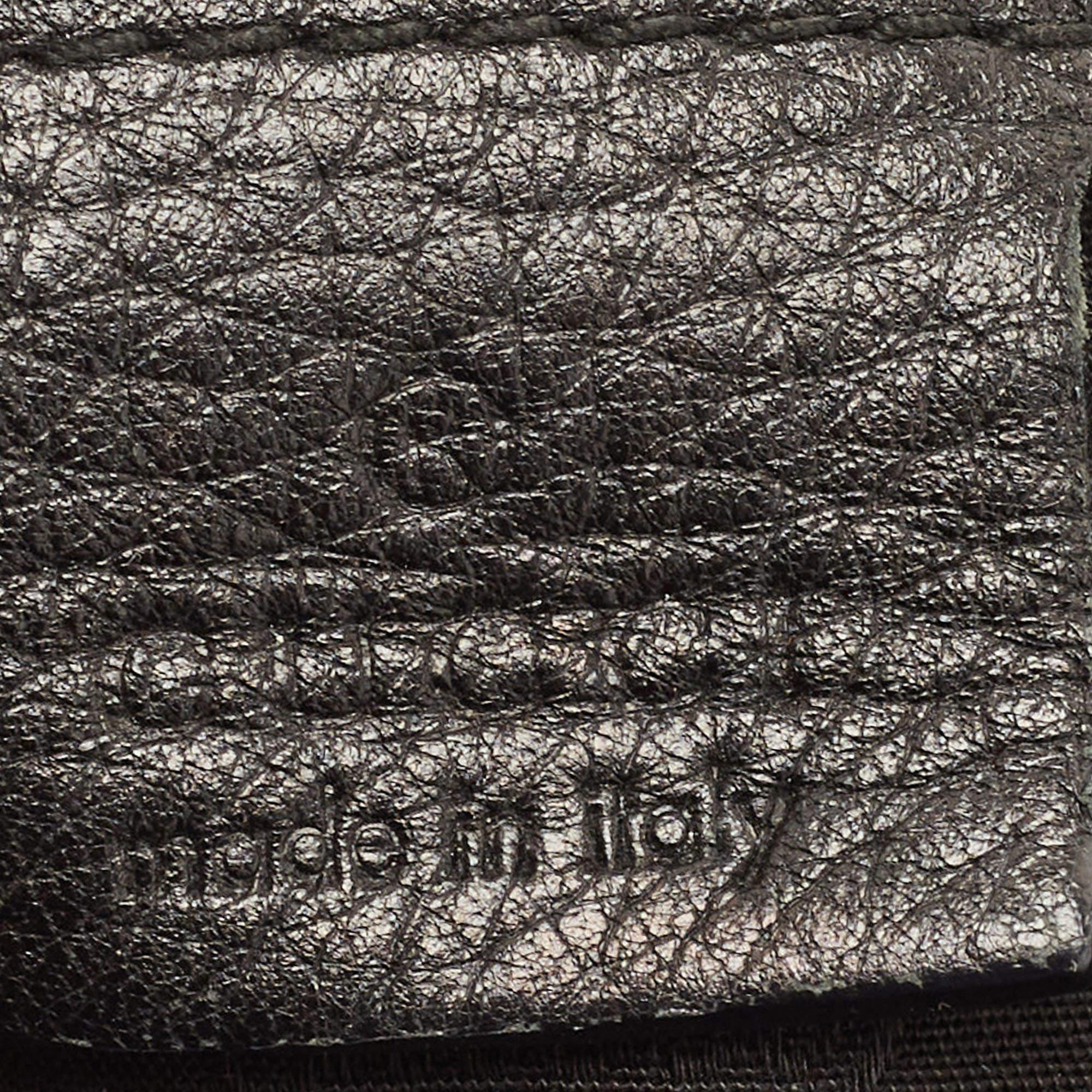 Gucci Black Leather Medium Jungle Hobo For Sale 6