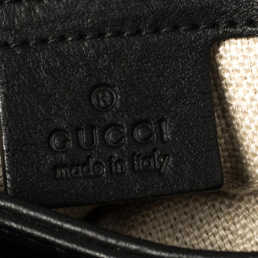 Gucci Black Leather Medium Marrakech Tassel Shoulder Bag 7