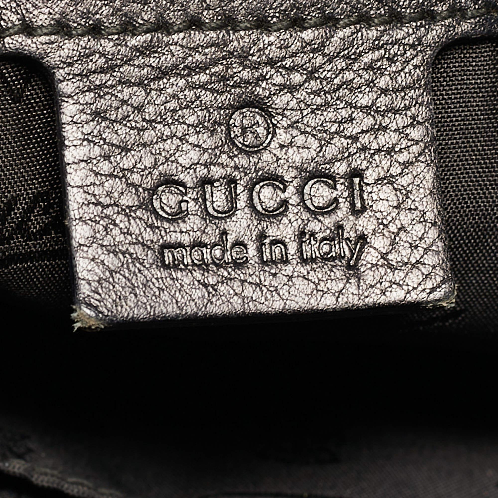 Gucci Black Leather Medium New Jackie Hobo 9