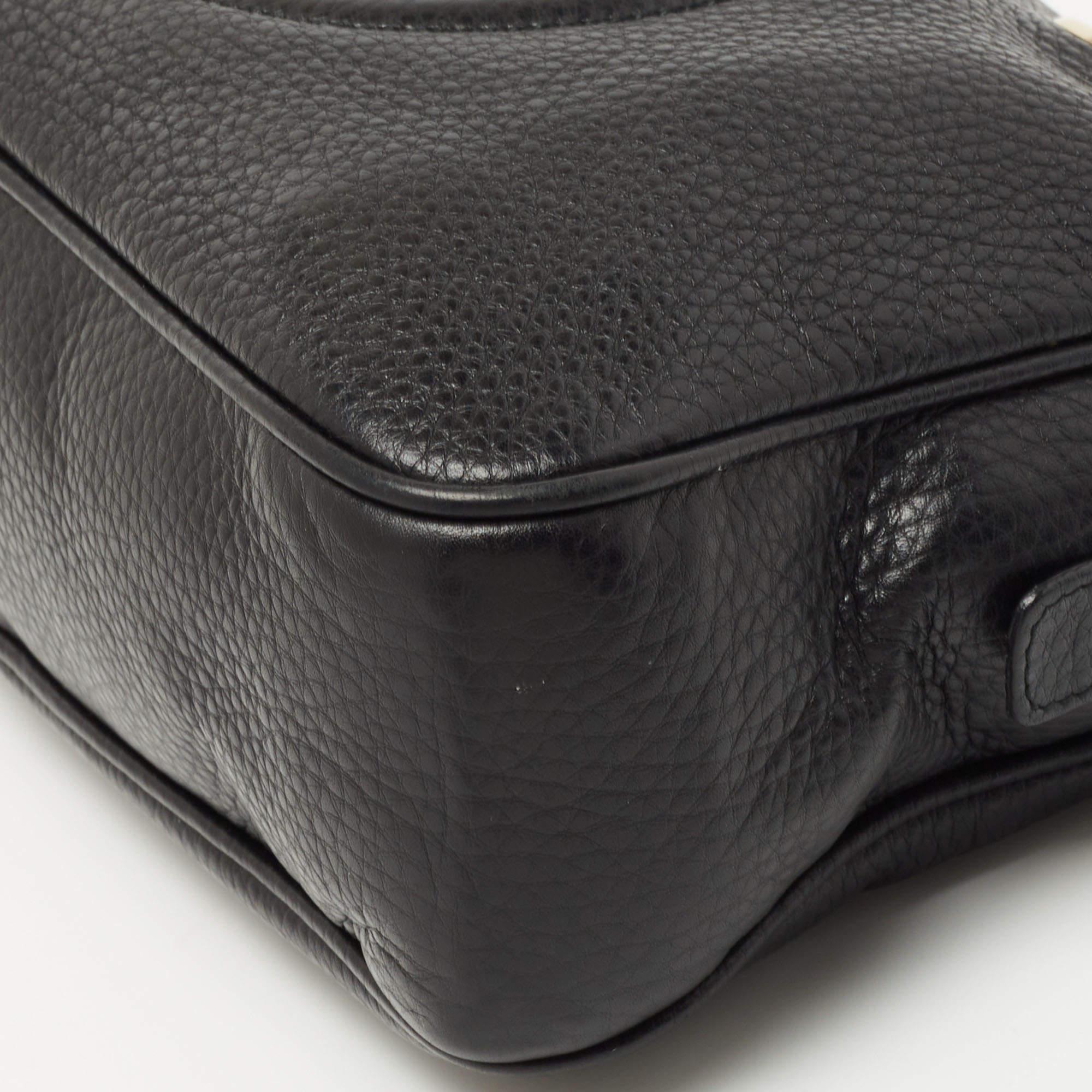Gucci Black Leather Medium Soho Chain Shoulder Bag 8