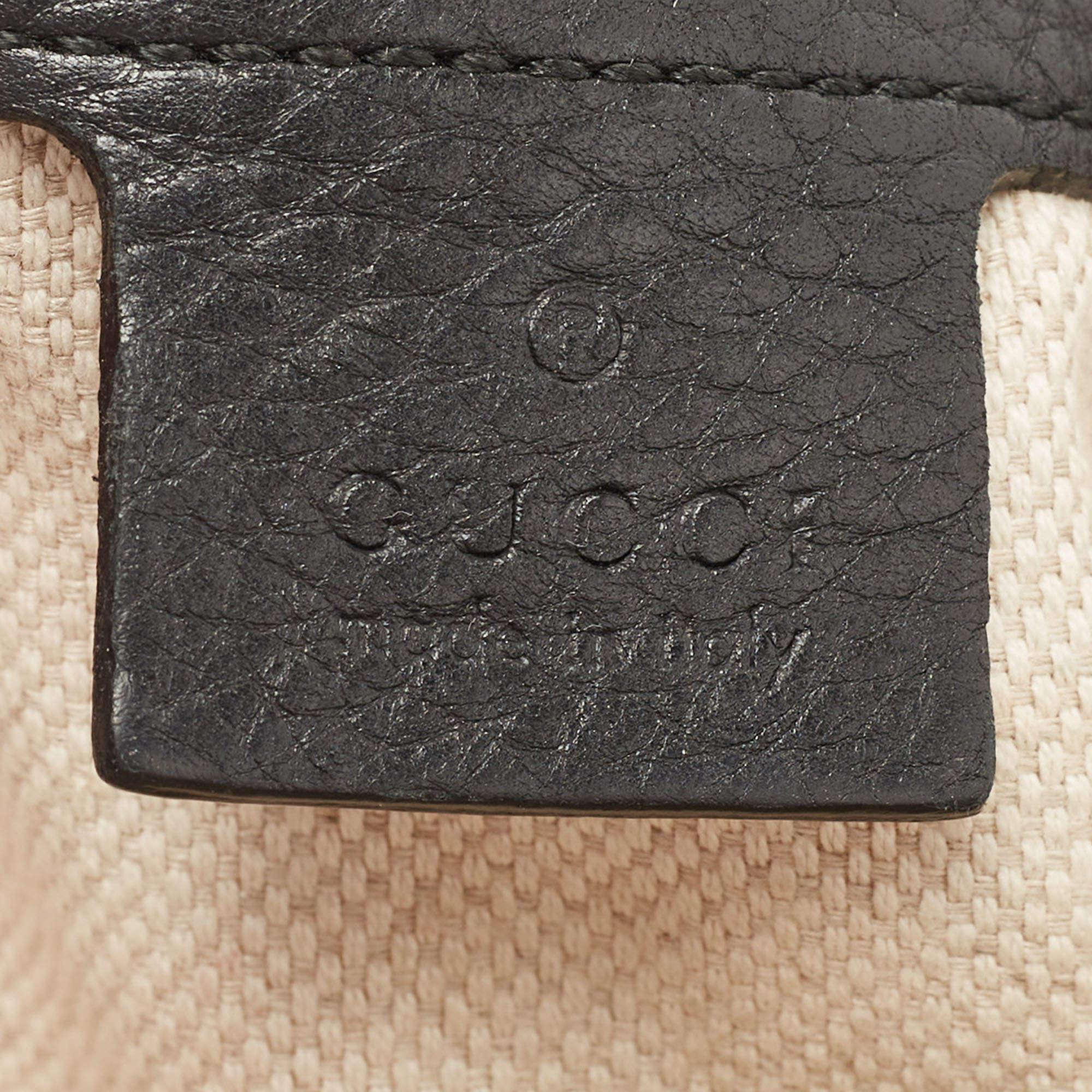 Women's Gucci Black Leather Medium Soho Chain Shoulder Bag