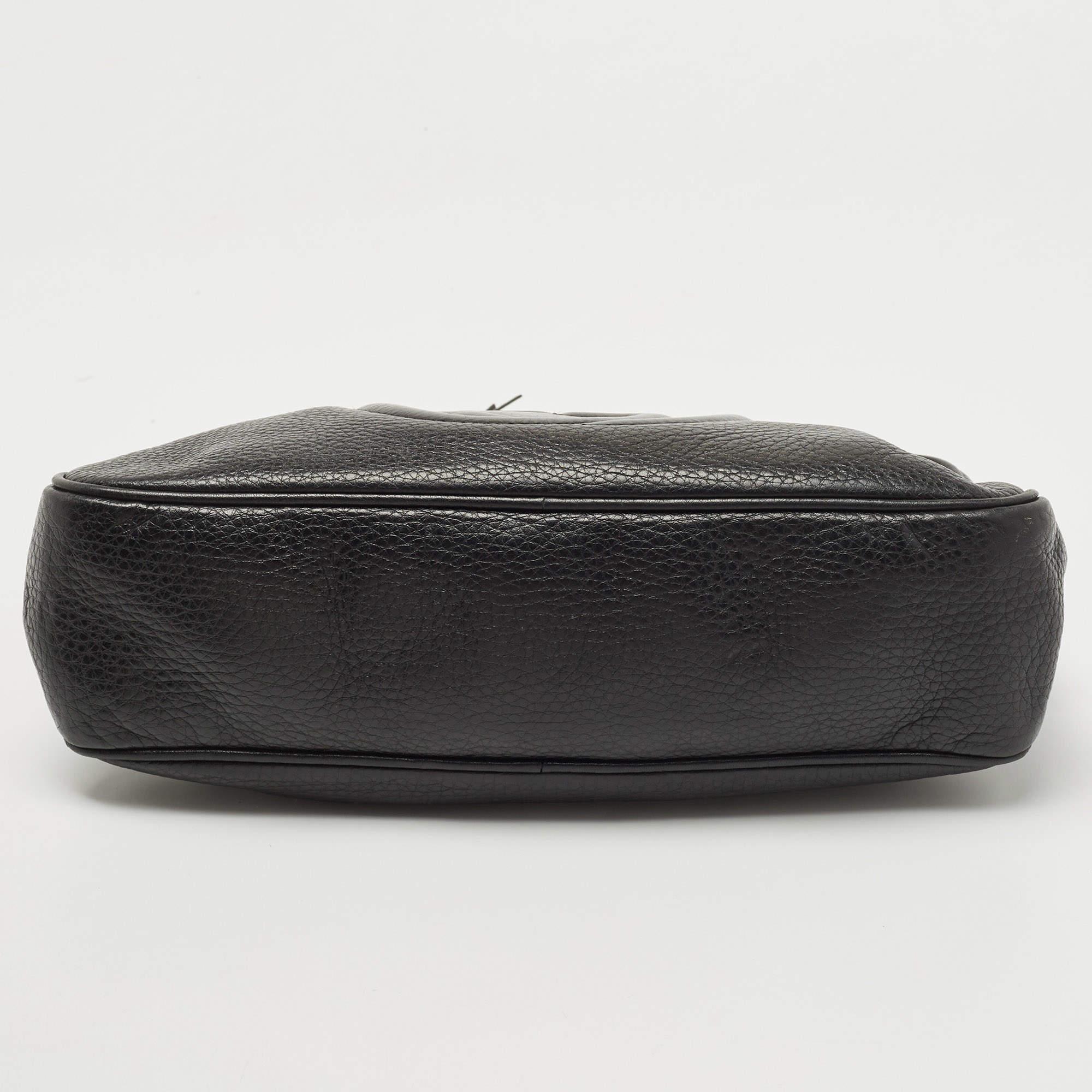 Gucci Black Leather Medium Soho Chain Shoulder Bag 3