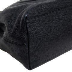 Gucci Black Leather Medium Soho Chain Tote
