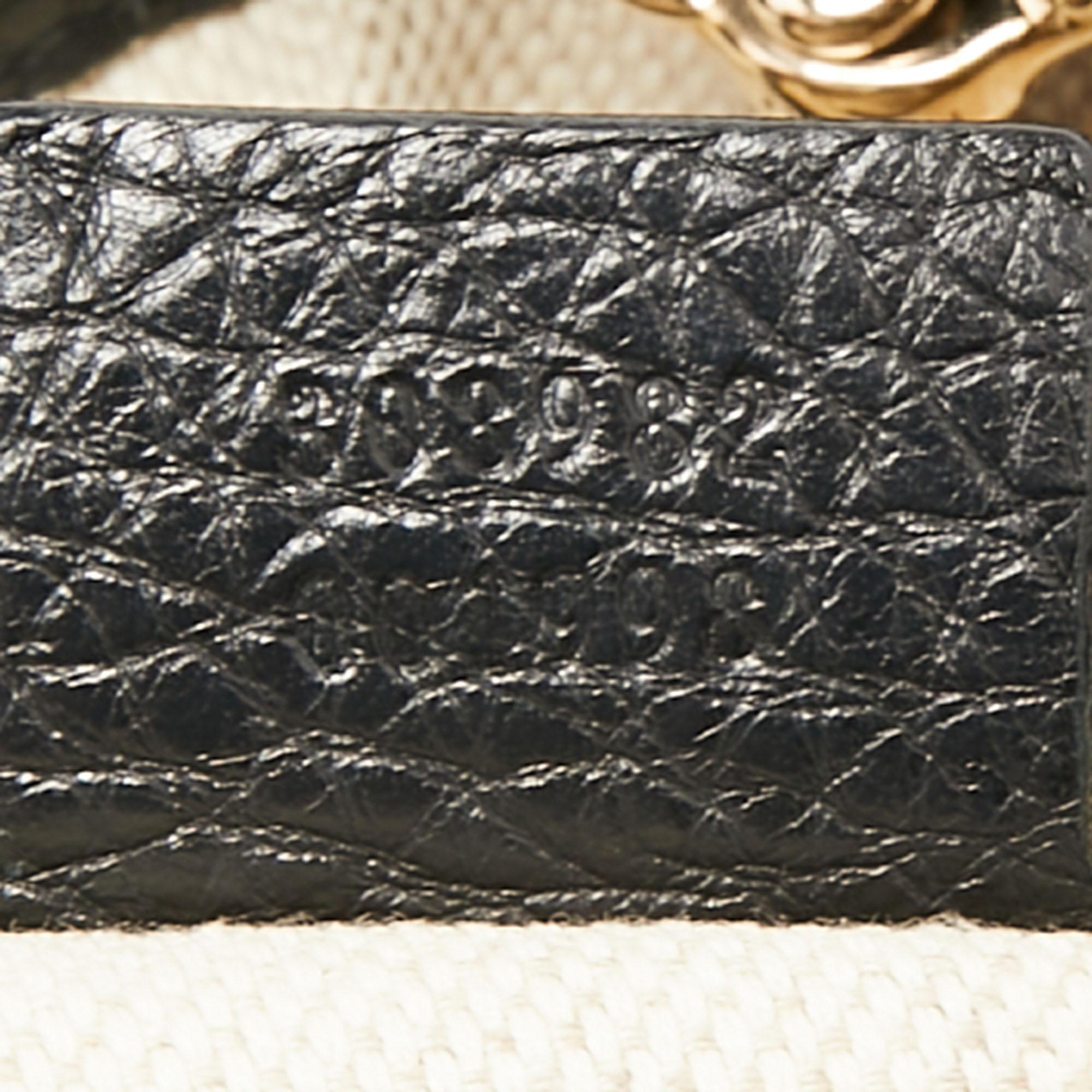 Gucci Black Leather Medium Soho Tote 7