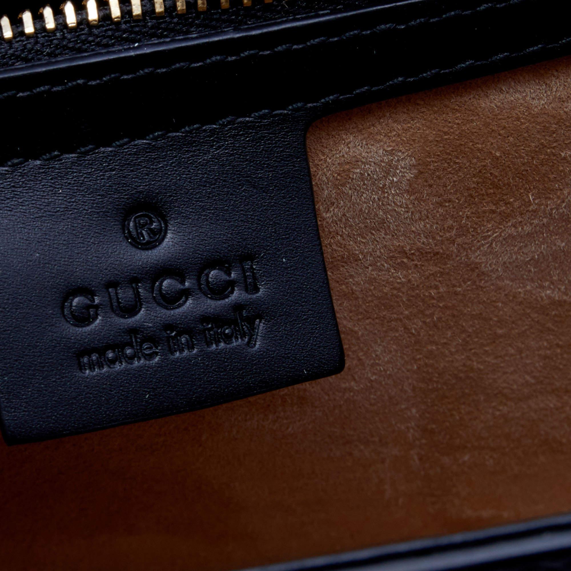 Gucci Black Leather Medium Sylvie Shoulder Bag 3