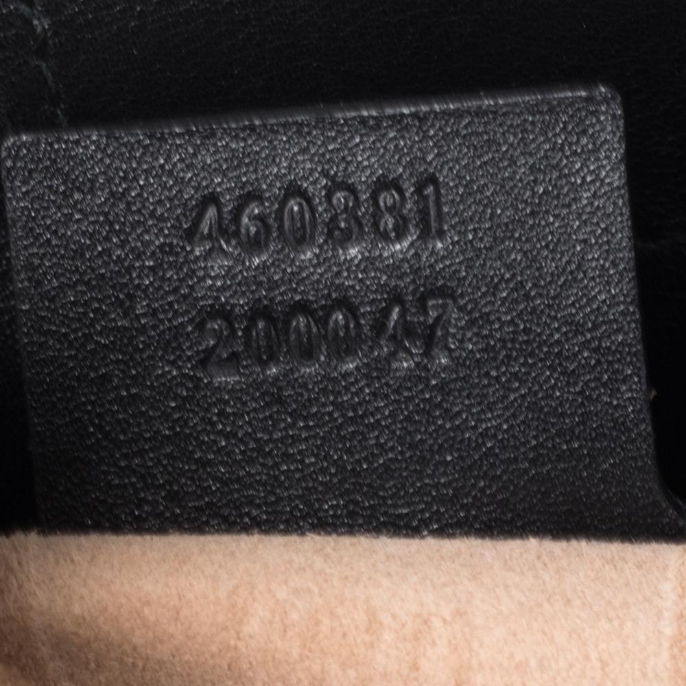 Gucci Black Leather Medium Sylvie Tote 1