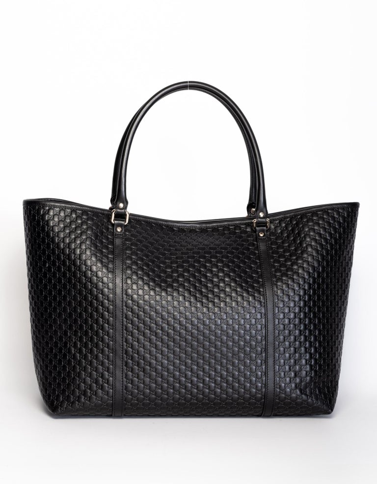 Gucci Black Leather Micro Guccissima Large Joy Tote Bag at 1stDibs |  guccissima tote bag, gucci large leather tote, gucci monogram leather bag