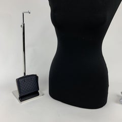 Gucci Black Leather Micro Guccissima Leather Compact Wallet Never Used