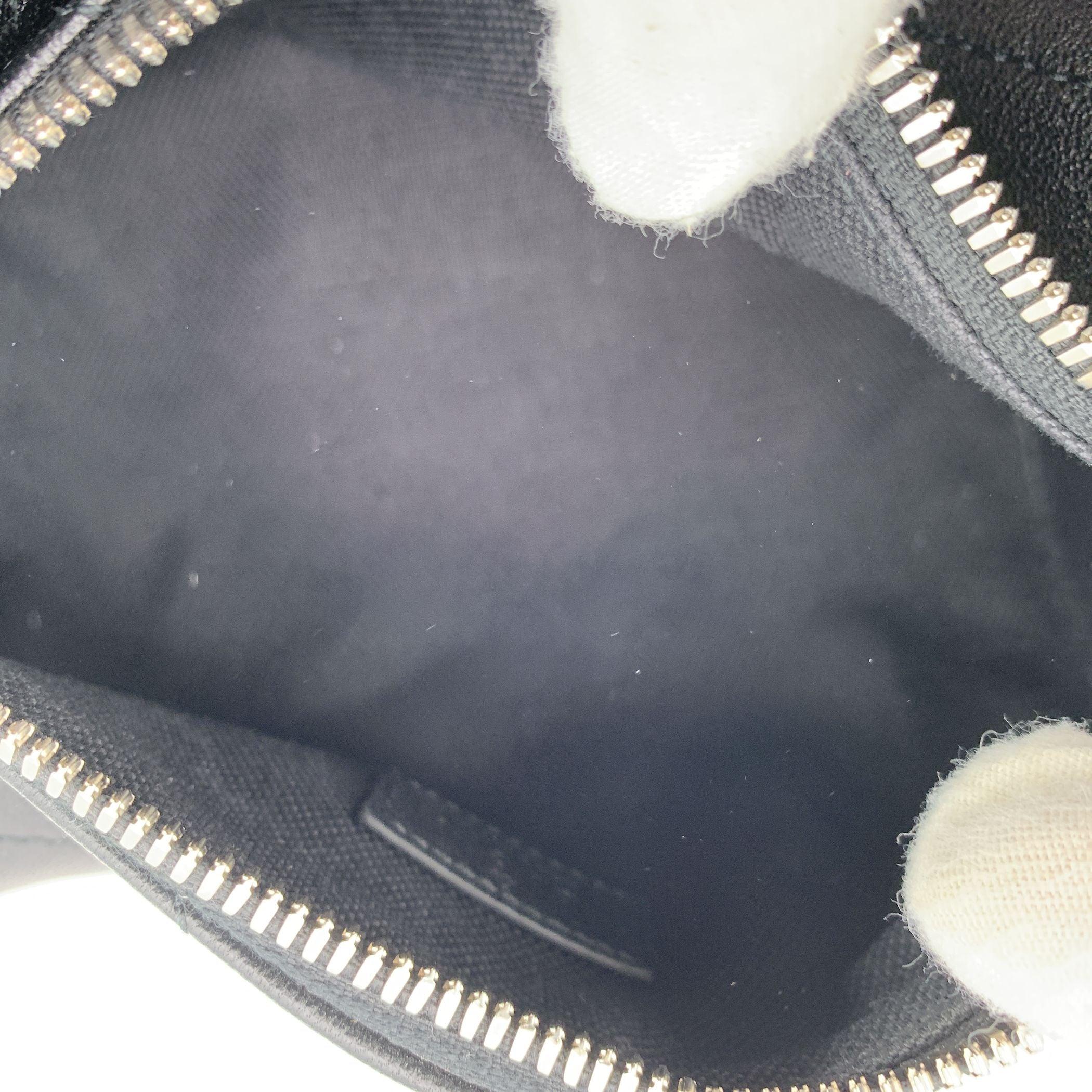 Gucci Borsa a tracolla Mini Blondie a cilindro in pelle nera In condizioni ottime in vendita a Rome, Rome