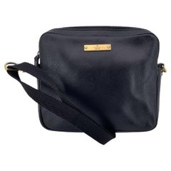 Gucci Mini Crossbody Camera Messenger in pelle nera
