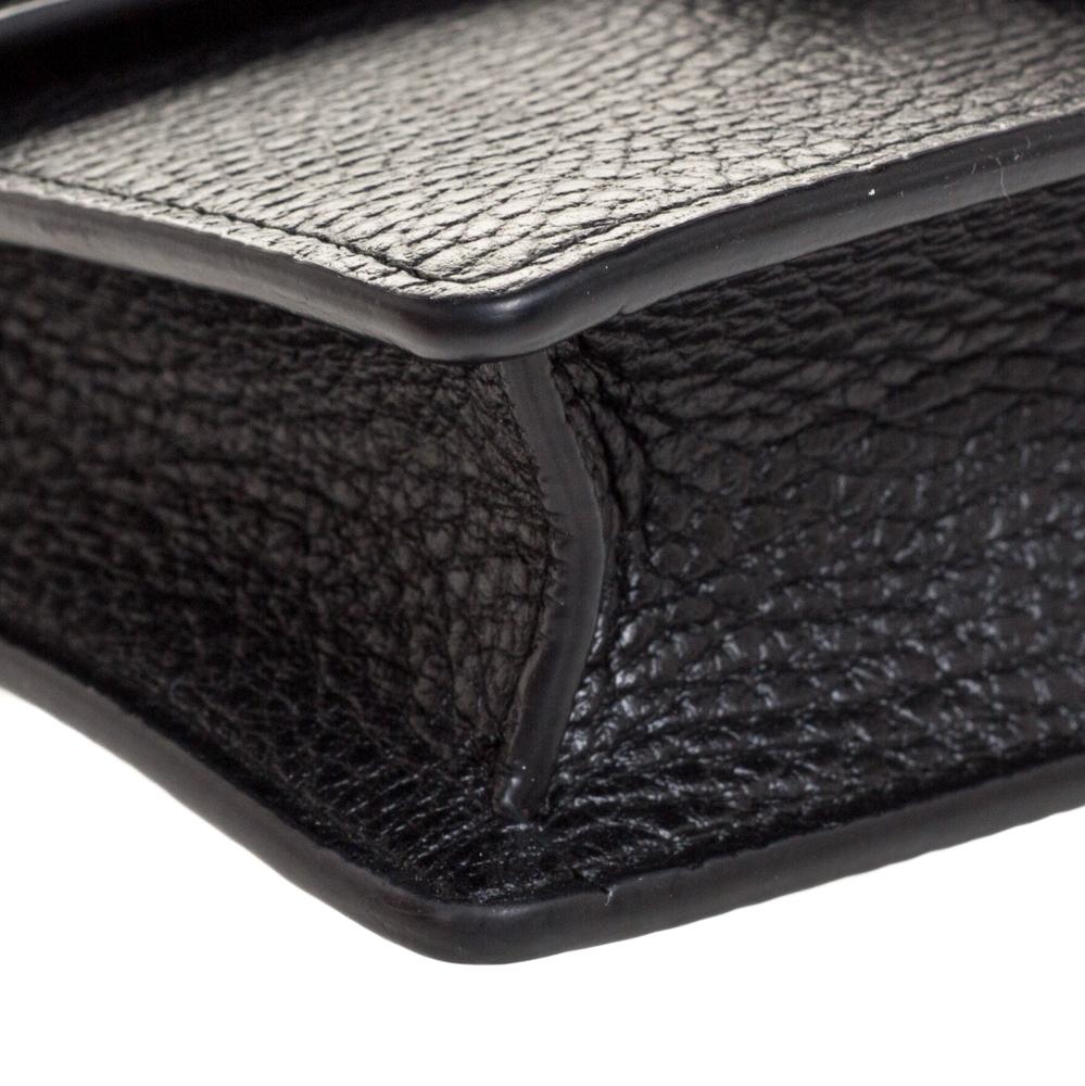Gucci Black Leather Mini Dionysus Crossbody Bag 2