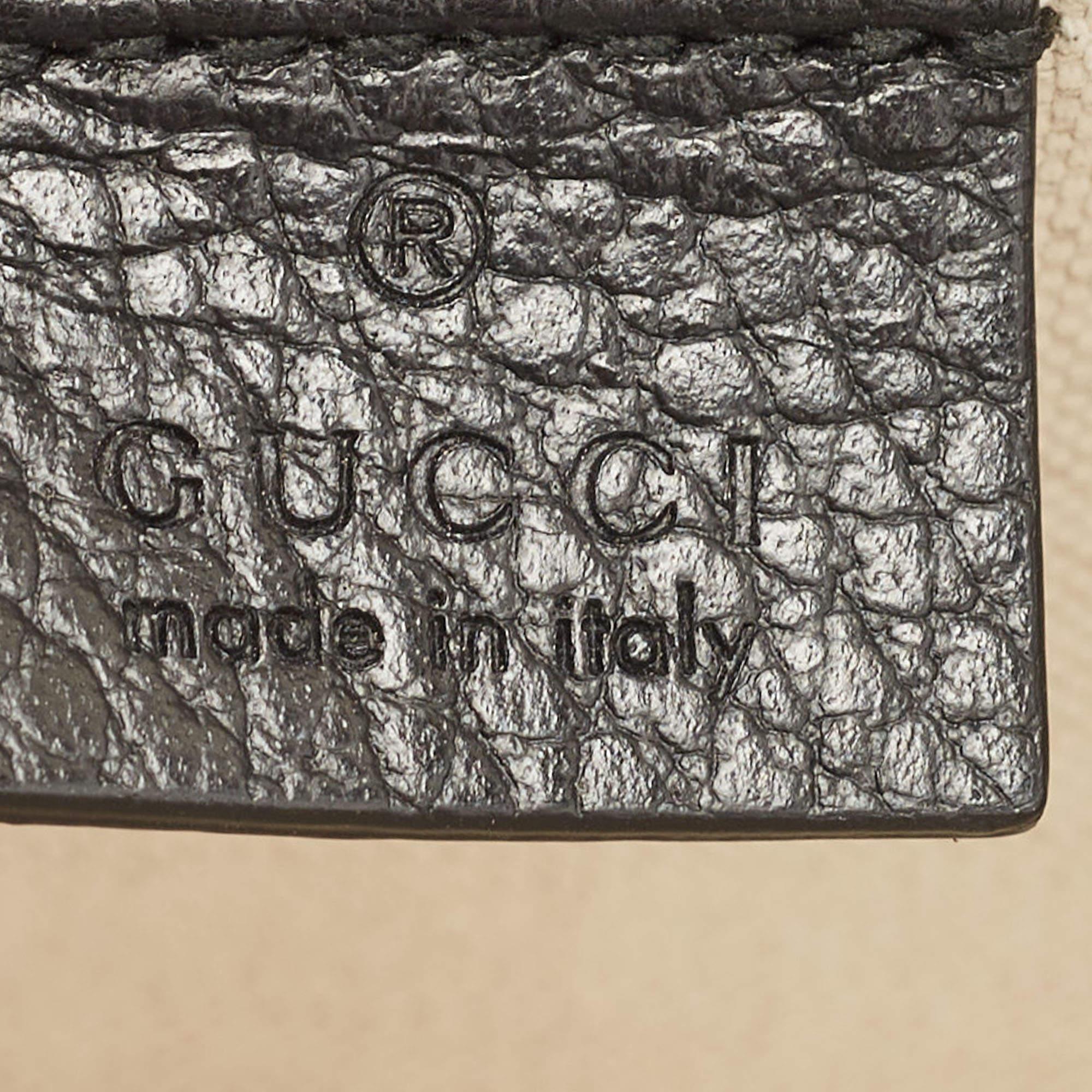 Gucci Black Leather Mini Dionysus Shoulder Bag 6