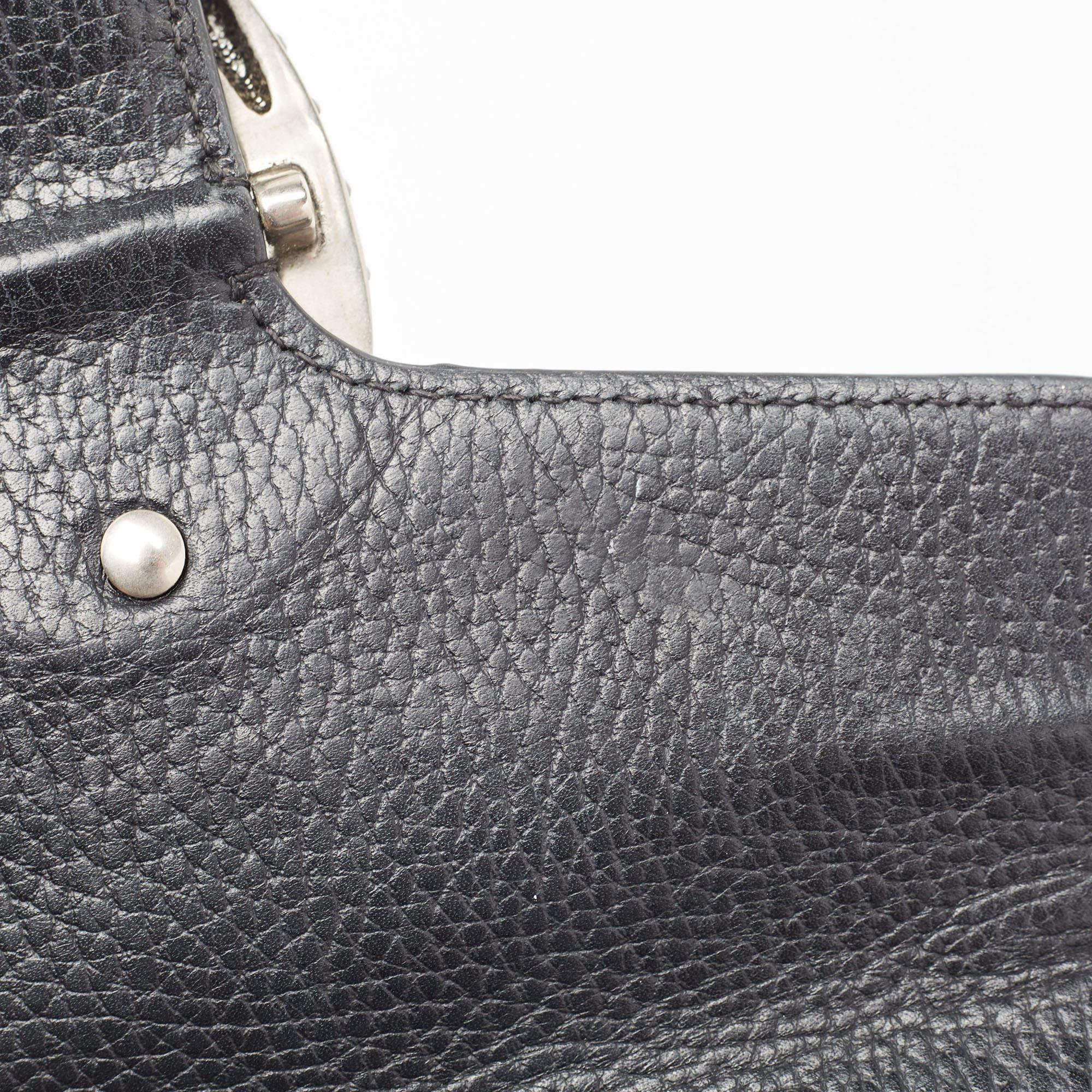 Gucci Black Leather Mini Dionysus Shoulder Bag 1