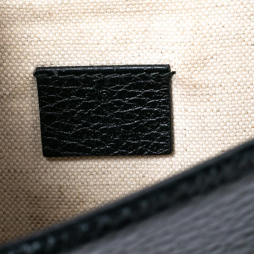 Gucci Black Leather Mini Dionysus Shoulder Bag 3