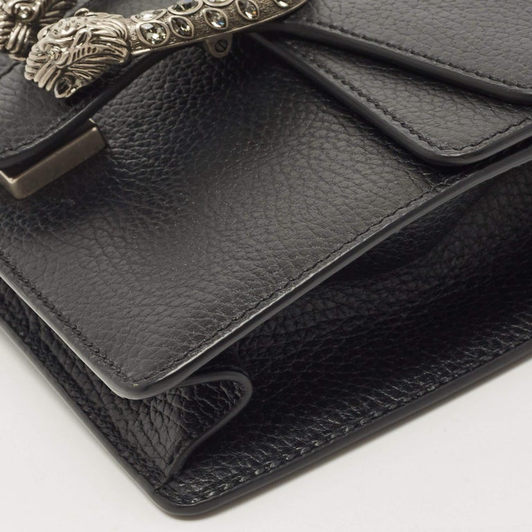Gucci Borsa a tracolla Mini Dionysus in pelle nera in vendita su 1stDibs