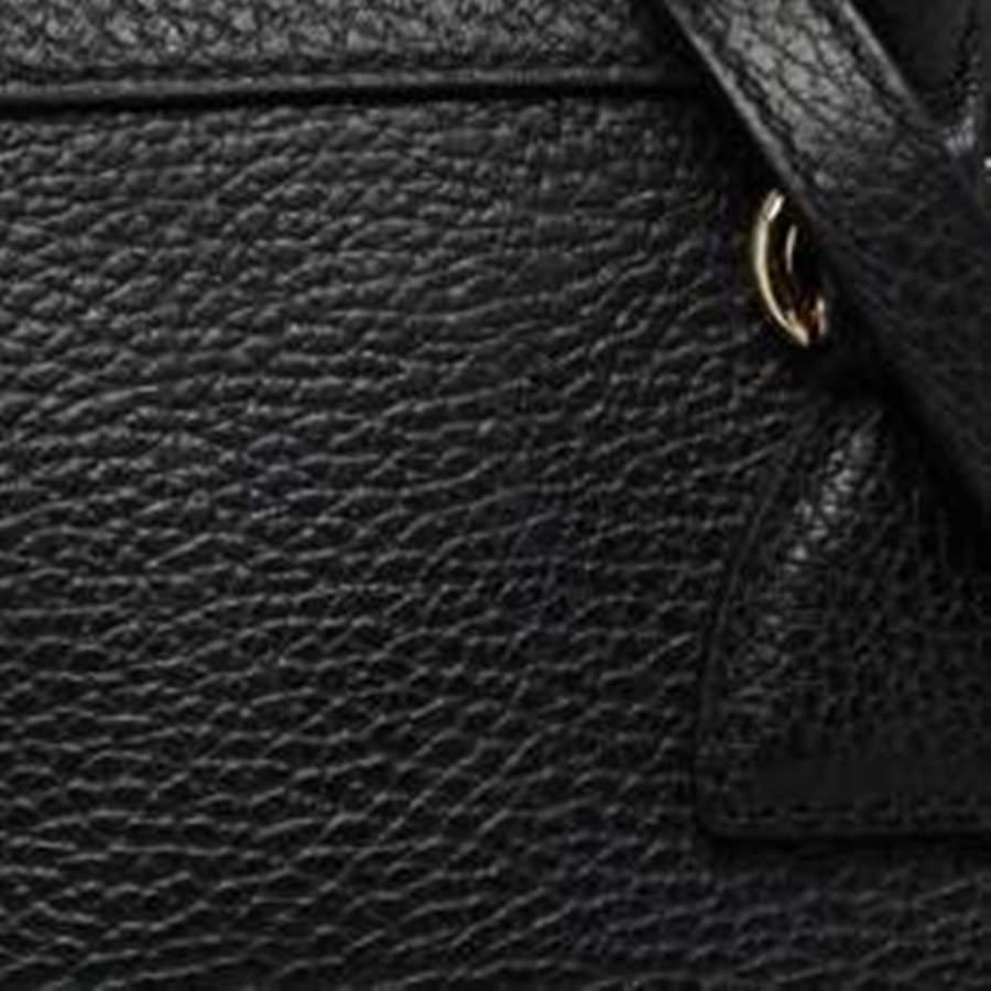 Gucci Black Leather Mini Dome Satchel 3