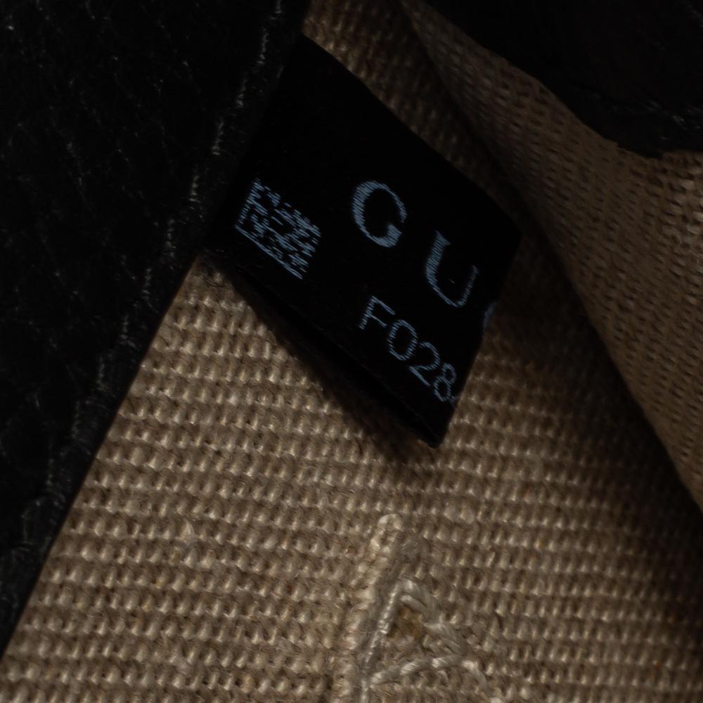 Gucci Black Leather Mini GG Marmont Shoulder Bag 2
