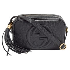 Gucci Black Leather Mini Soho Disco Shoulder Bag